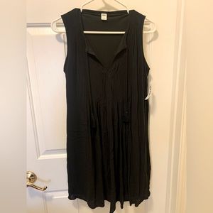 NWT Old Navy Flowy Black Dress Medium